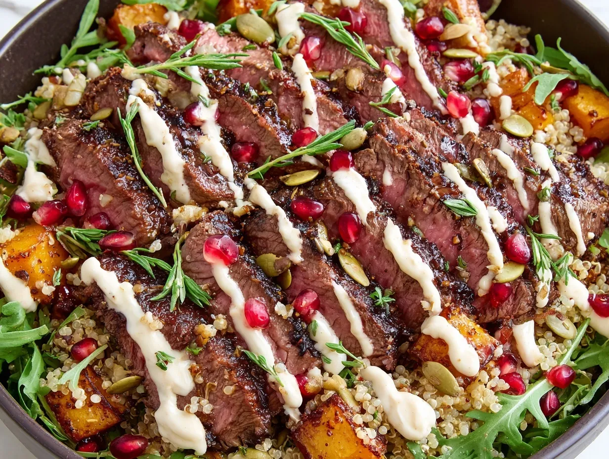 Butternut Squash Steak Bowls