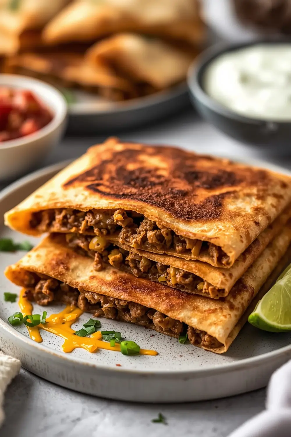 beef quesadillas