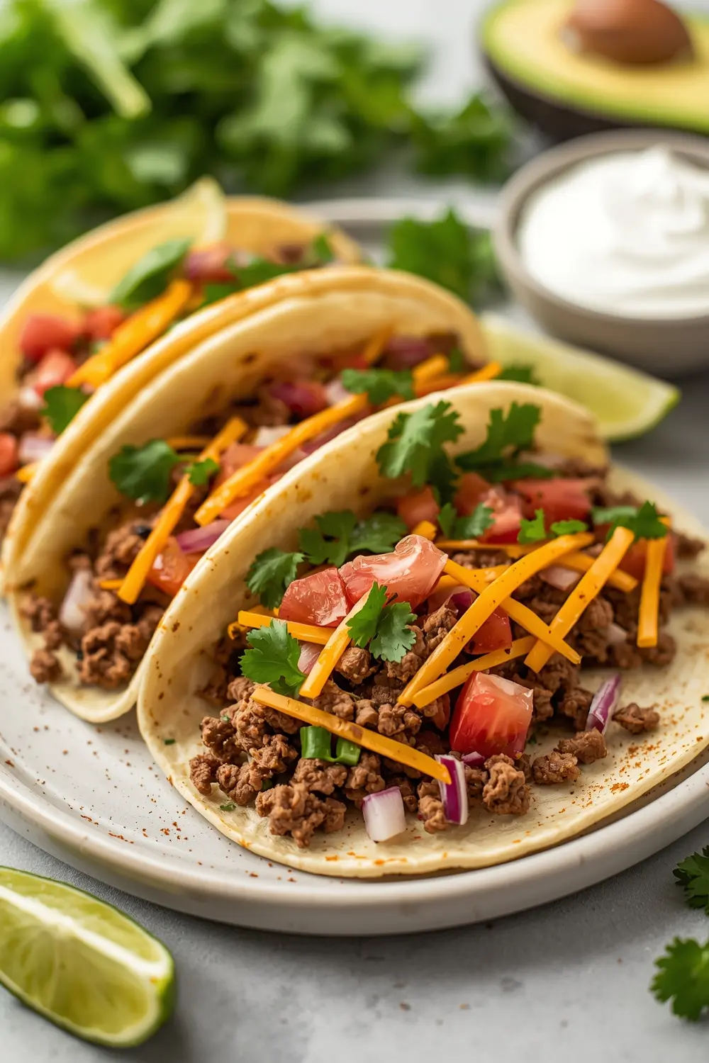 ground beef tacos