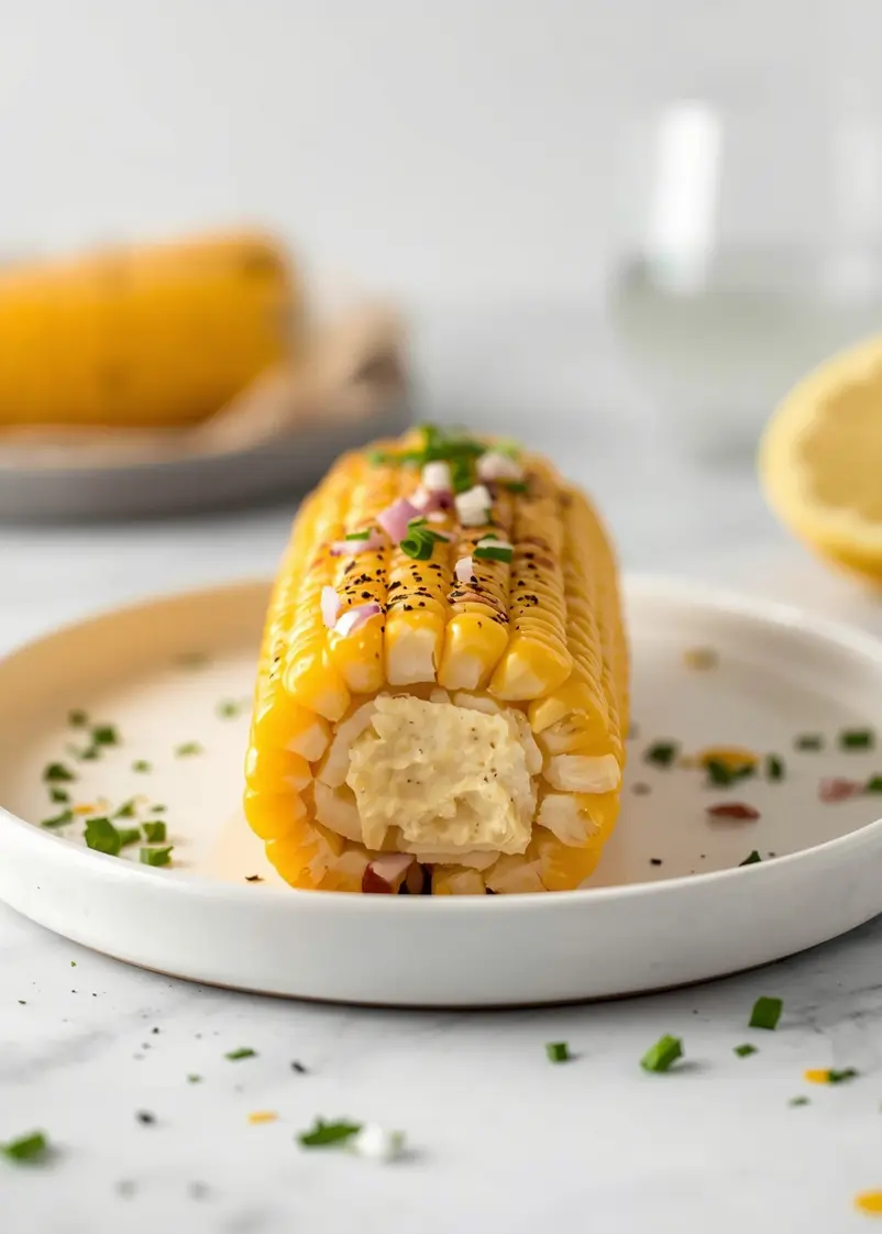 4th july corn on the cob family ready to serve