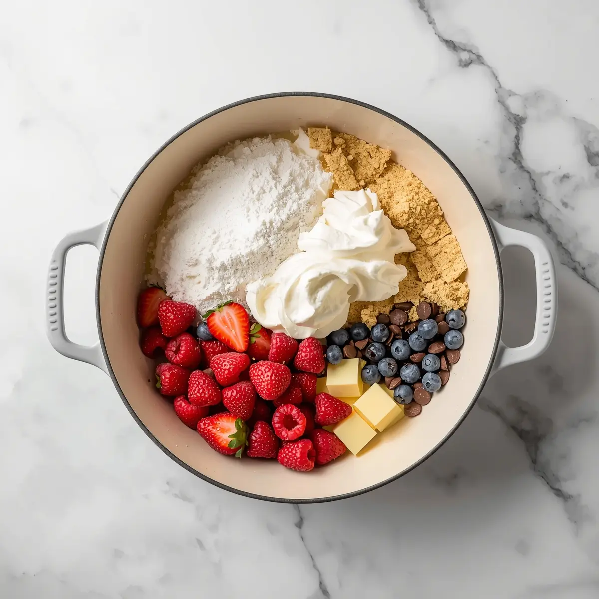 Cooking instructions for 4th july dessert board family