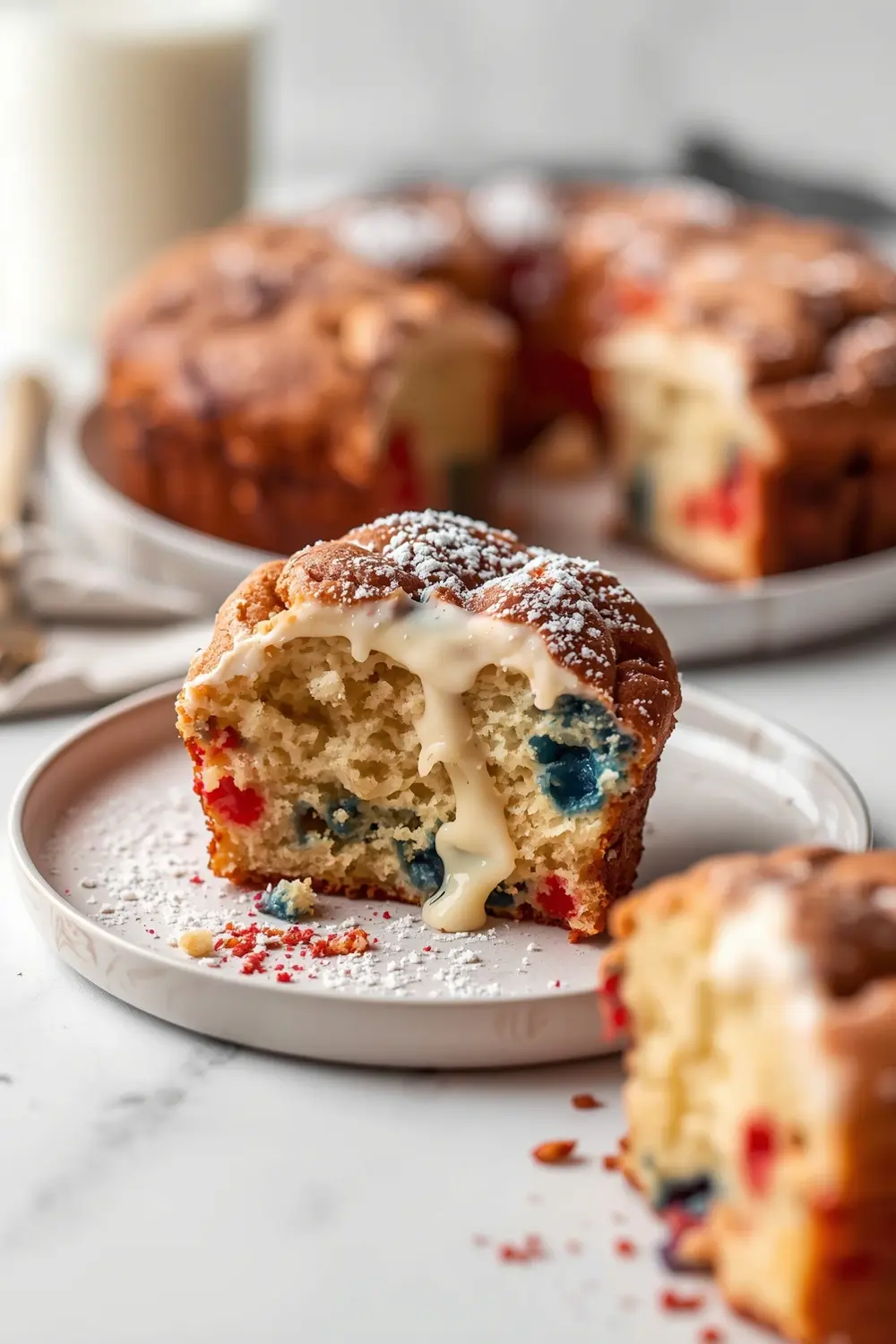 4th july pull apart cupcakes family