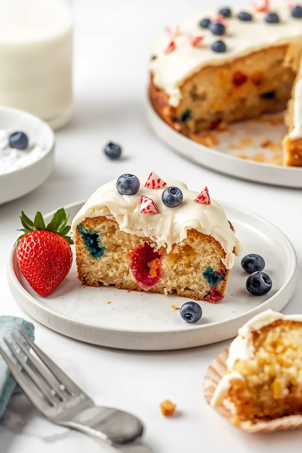 4th july pull apart cupcakes family