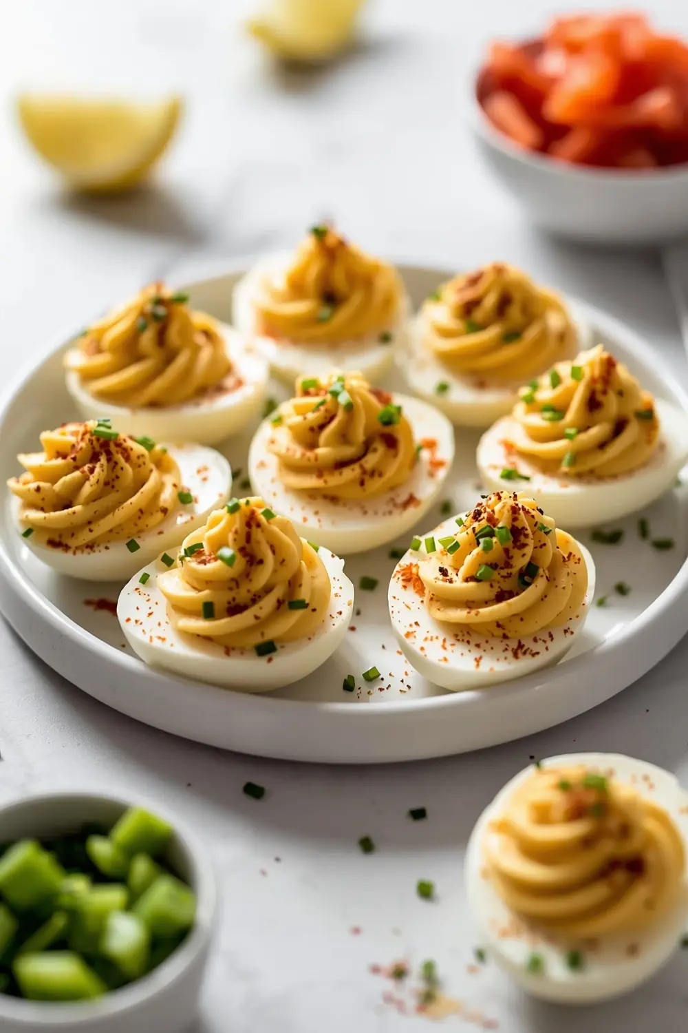 4th of july deviled eggs family