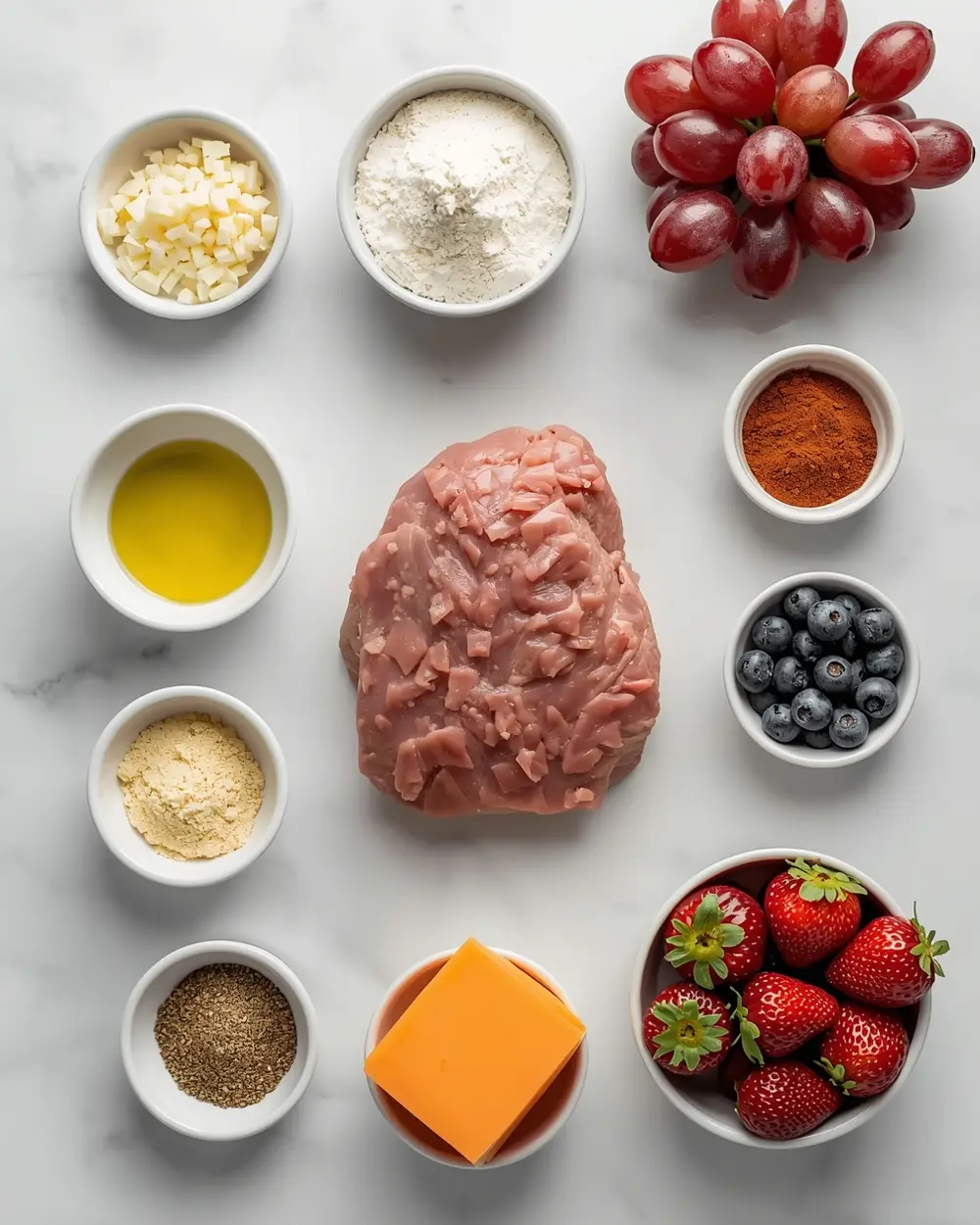 Ingredients for 4th of july party food family