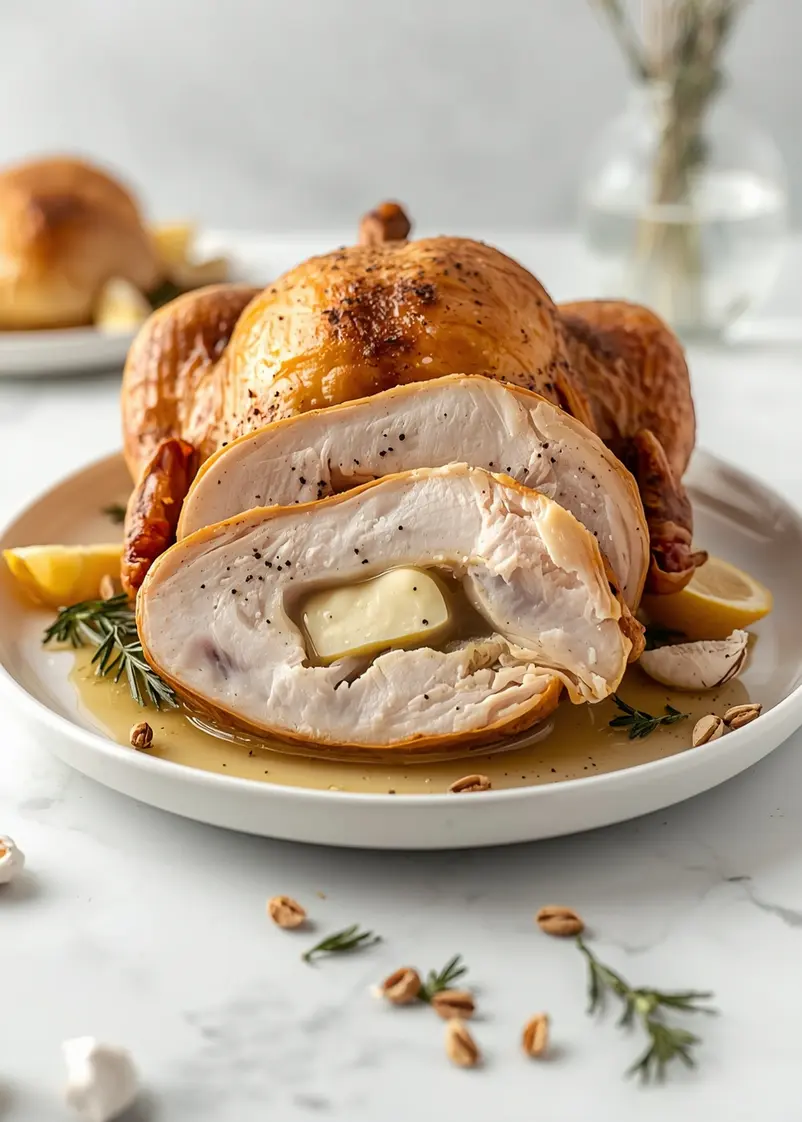 Thanksgiving turkey roast easy family ready to serve