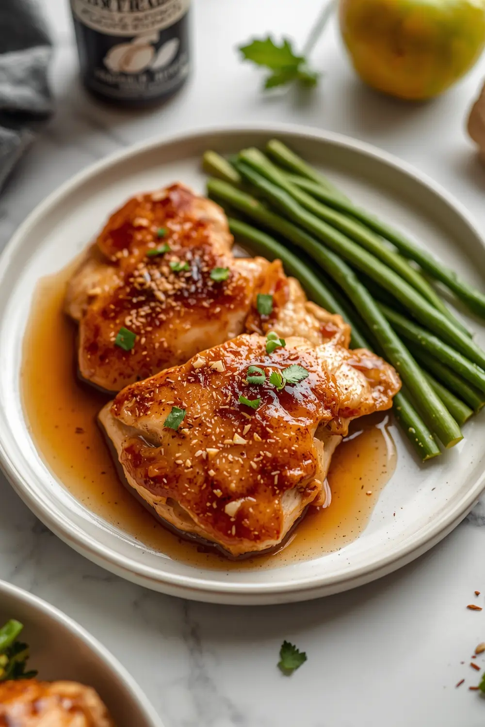apple cider glazed chicken fall family