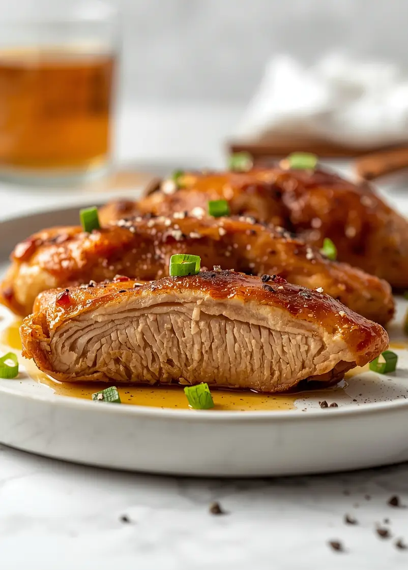 apple cider glazed chicken fall family ready to serve