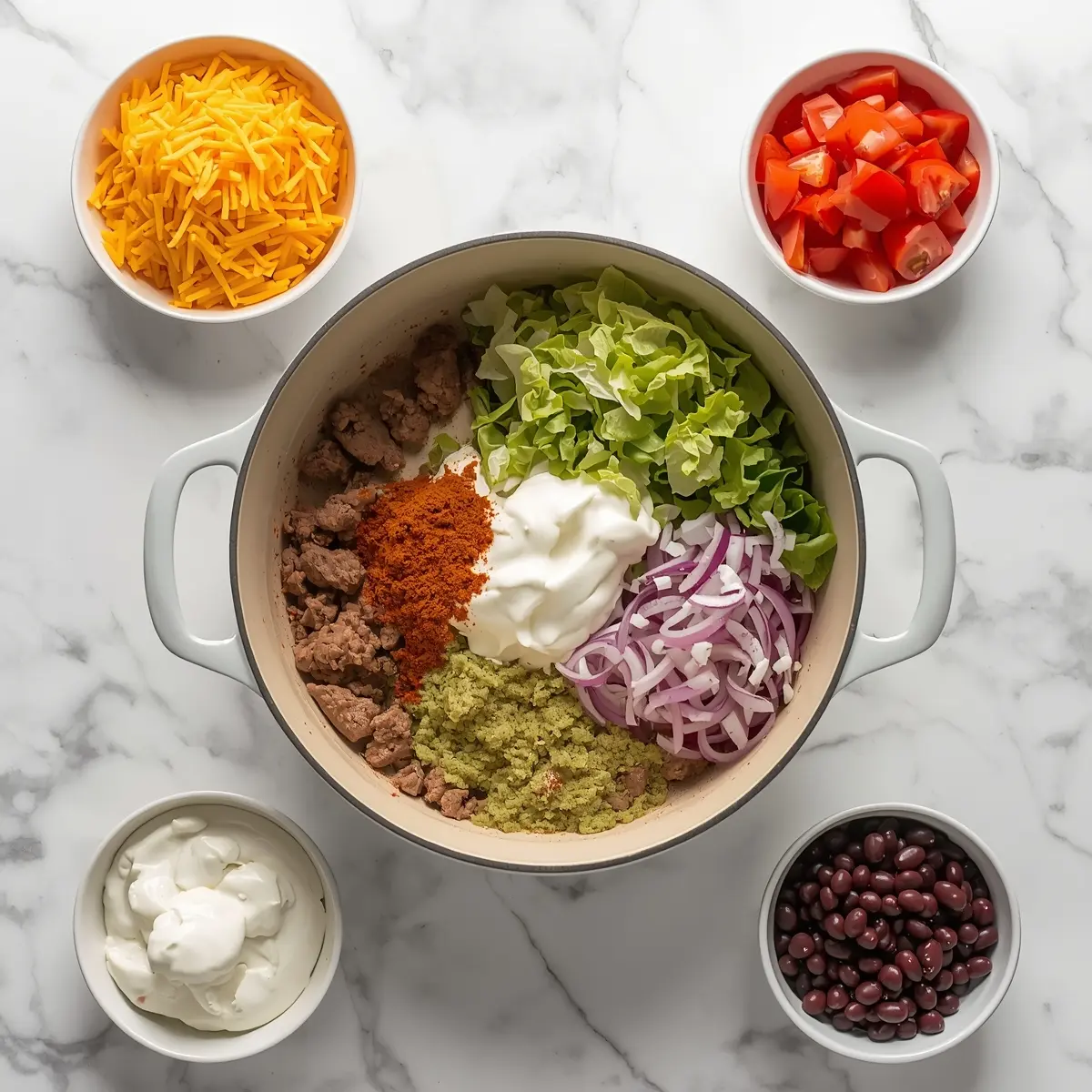 Cooking instructions for beef taco bar family easy