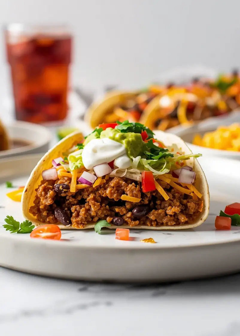 beef taco bar family easy ready to serve