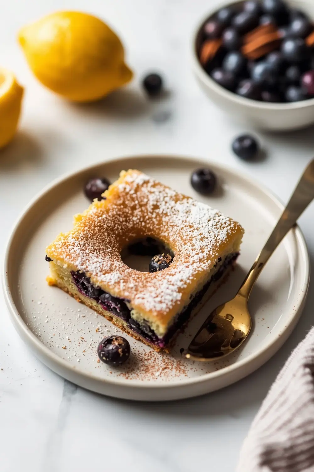 blueberry lemon poke cake family