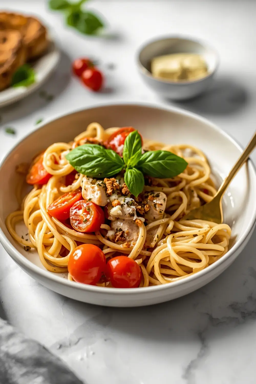 burst cherry tomato pasta family