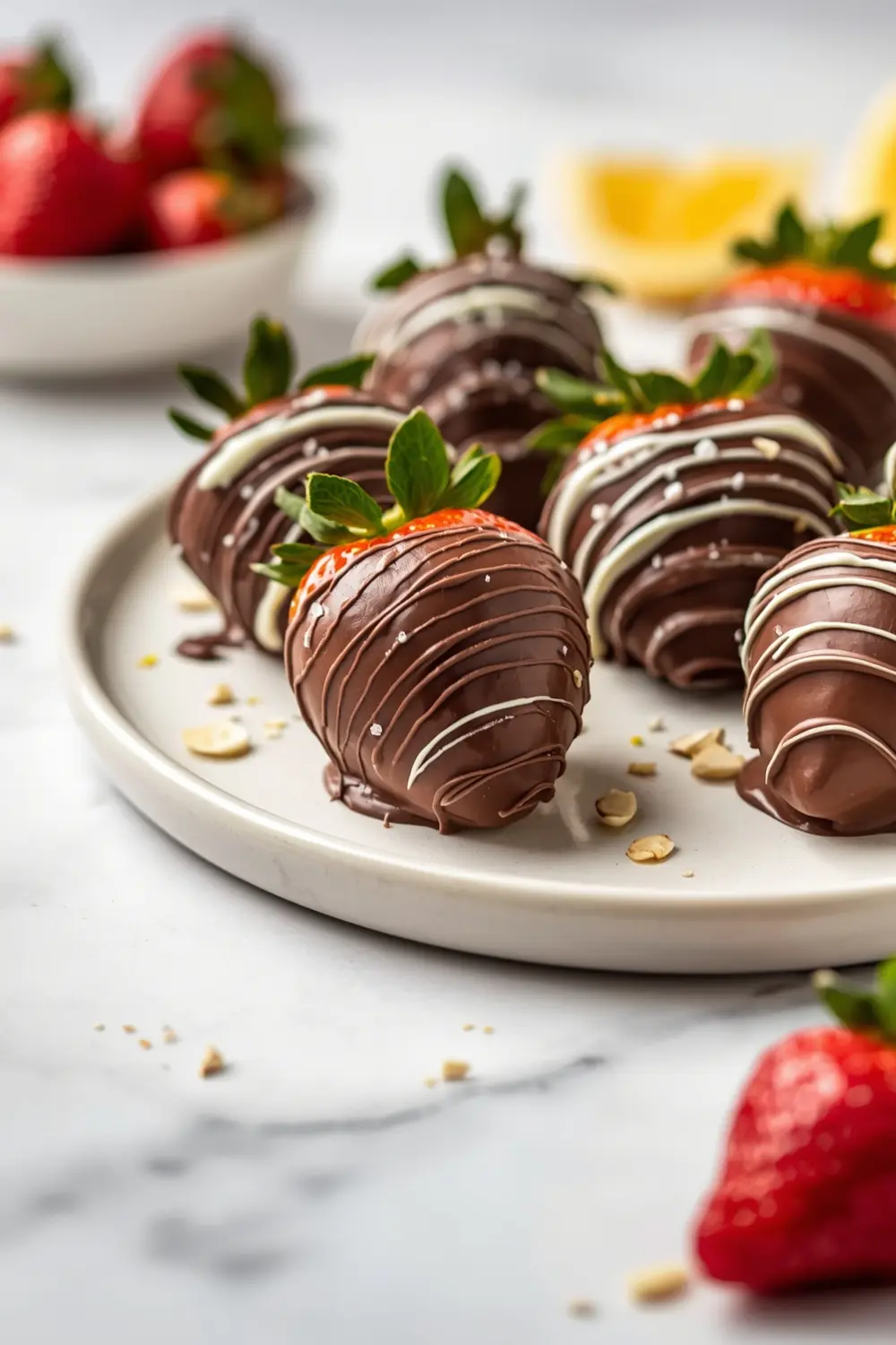 chocolate covered strawberries family