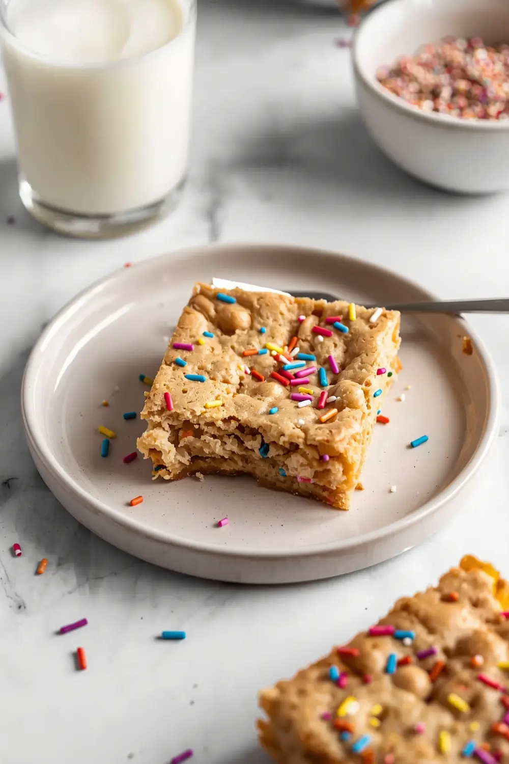 confetti blondies family 4th july