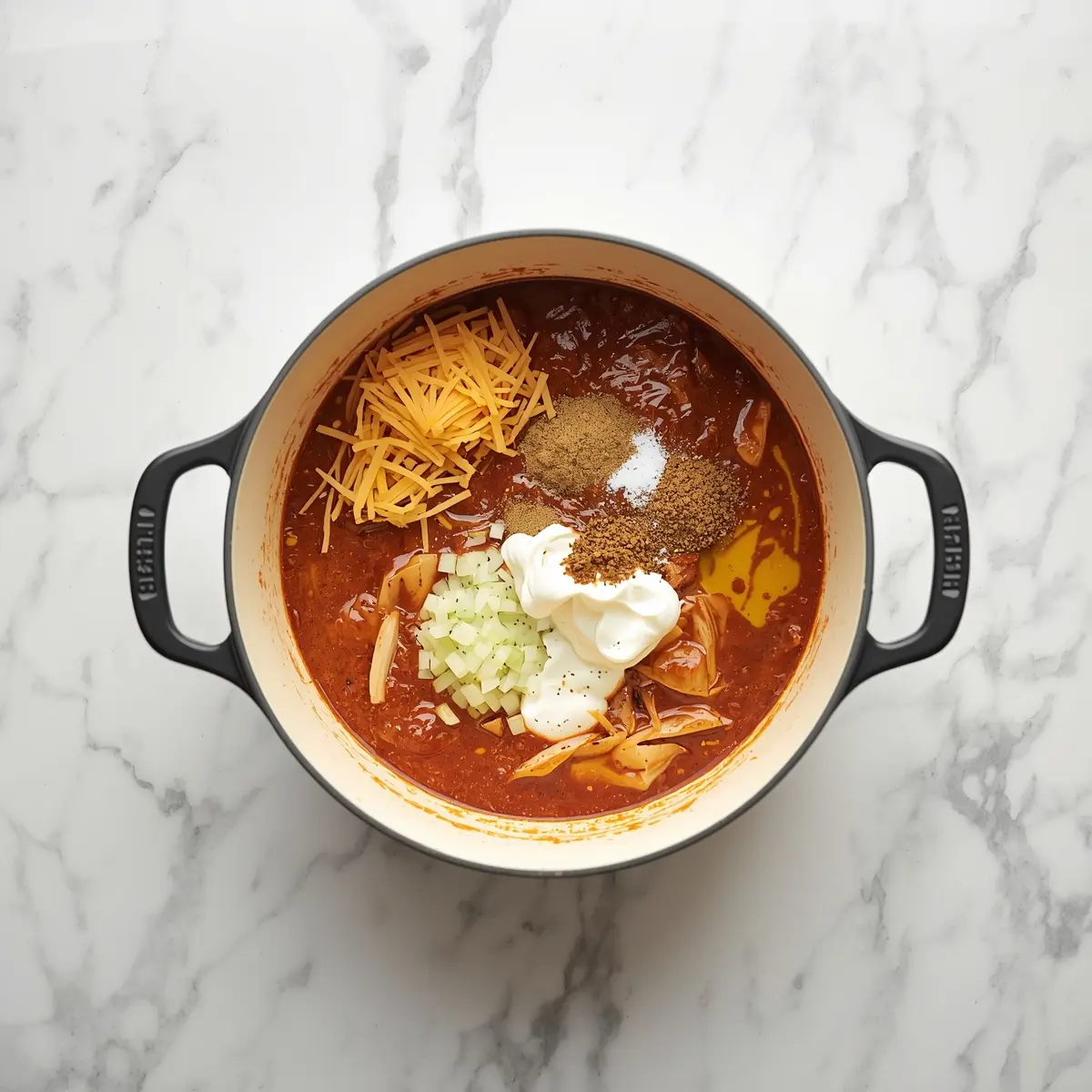 Cooking instructions for creamy chicken enchiladas family