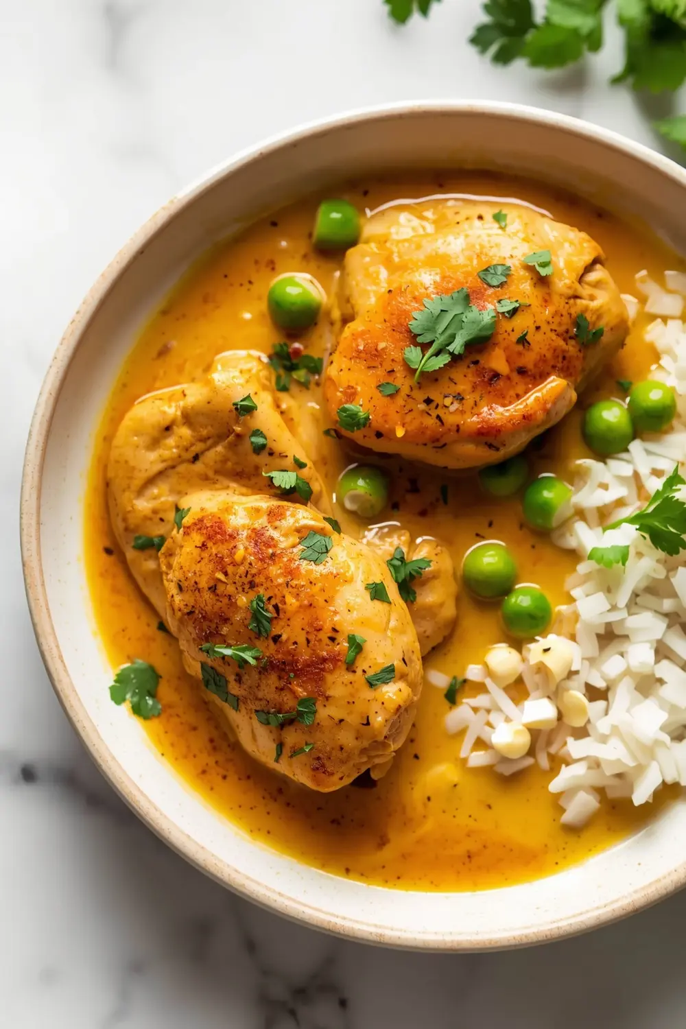 creamy coconut chicken curry family