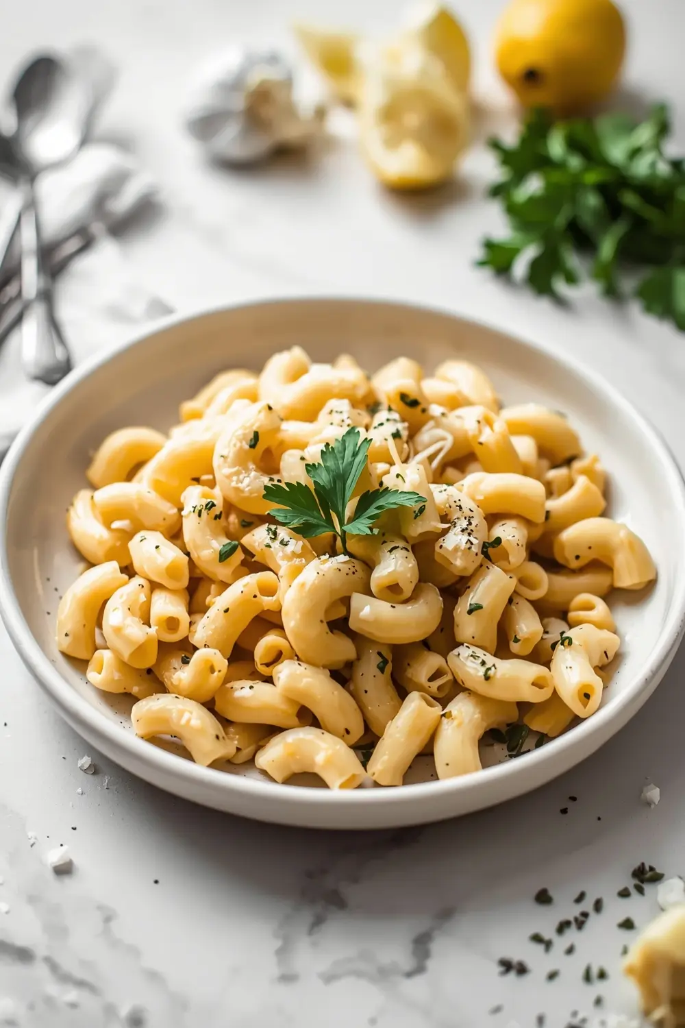 creamy summer corn pasta family