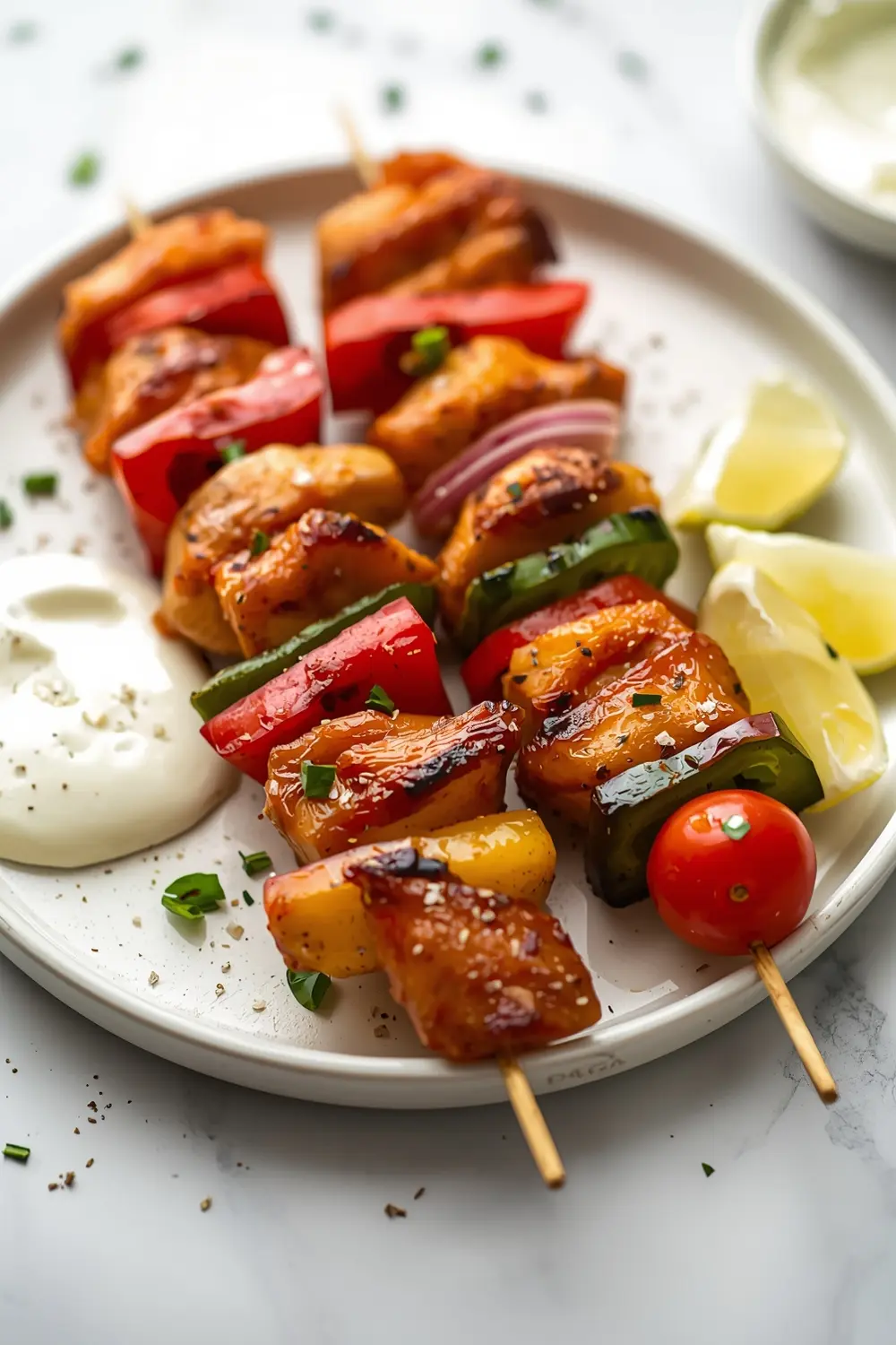 grilled chicken kabobs family
