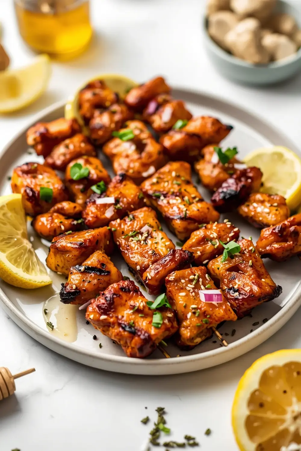 grilled chicken kabobs family