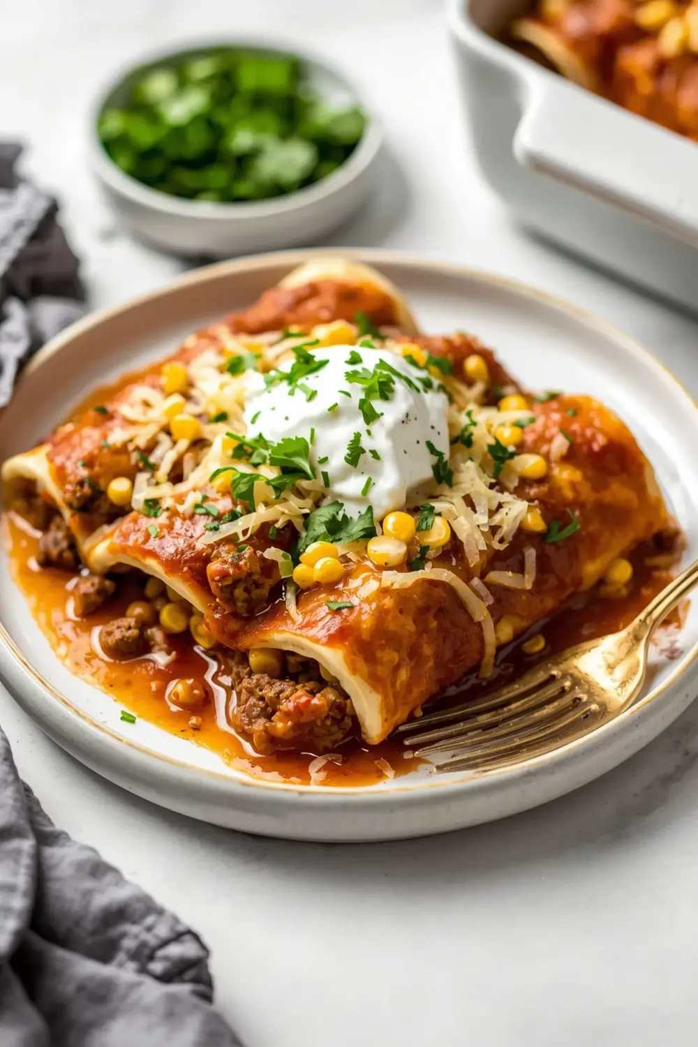 ground beef enchiladas