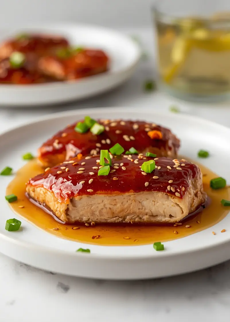 honey sriracha chicken family ready to serve