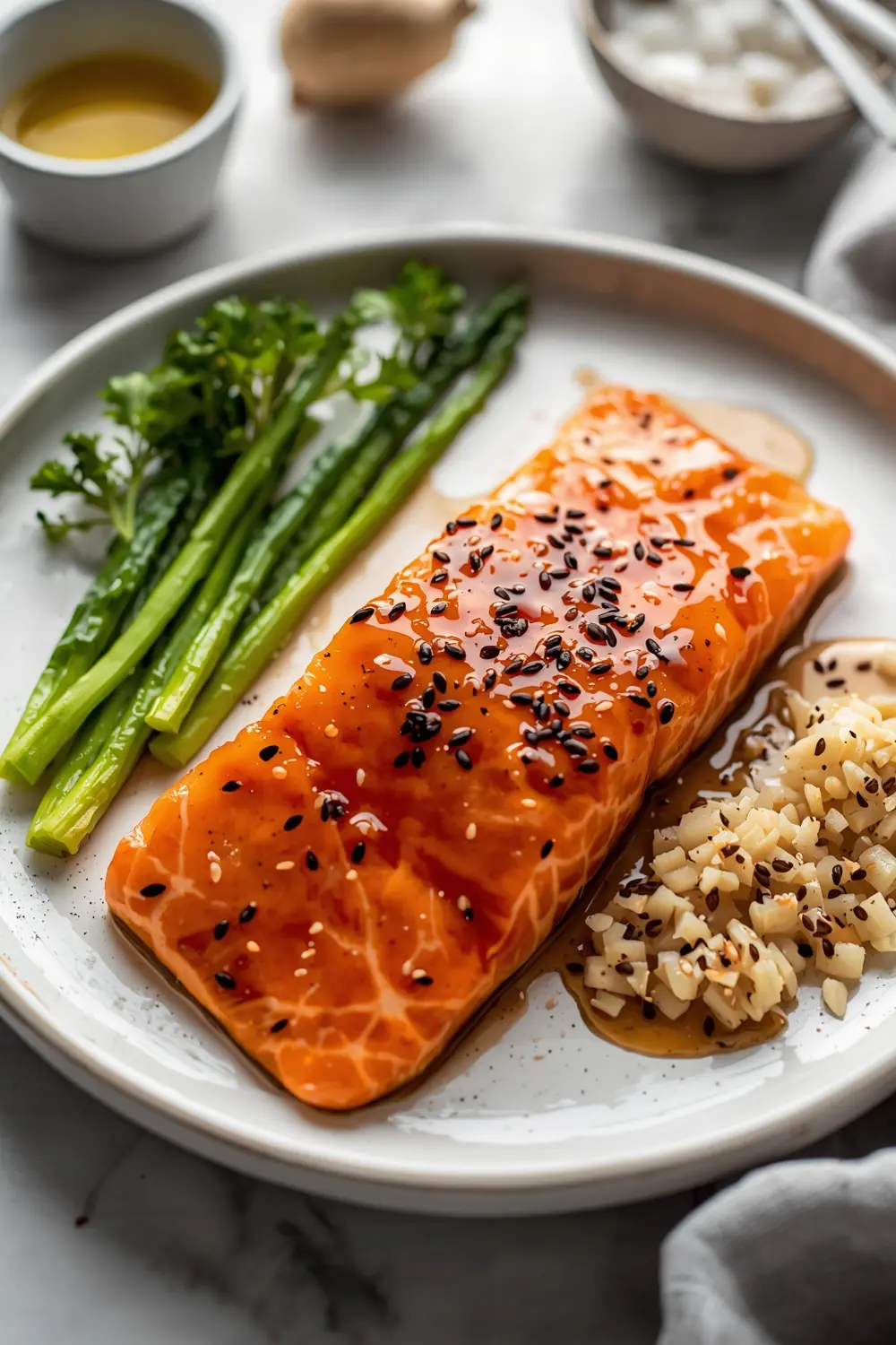 miso glazed salmon family