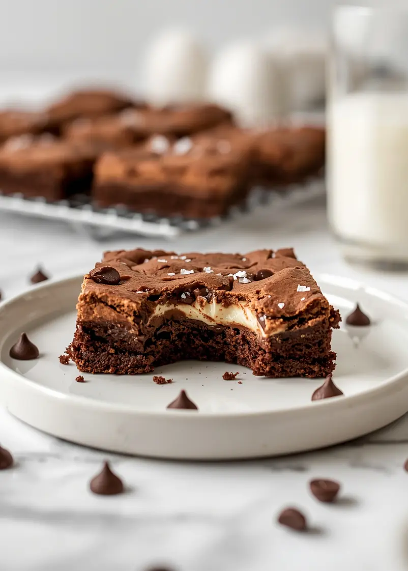 patriotic brownie bites family ready to serve