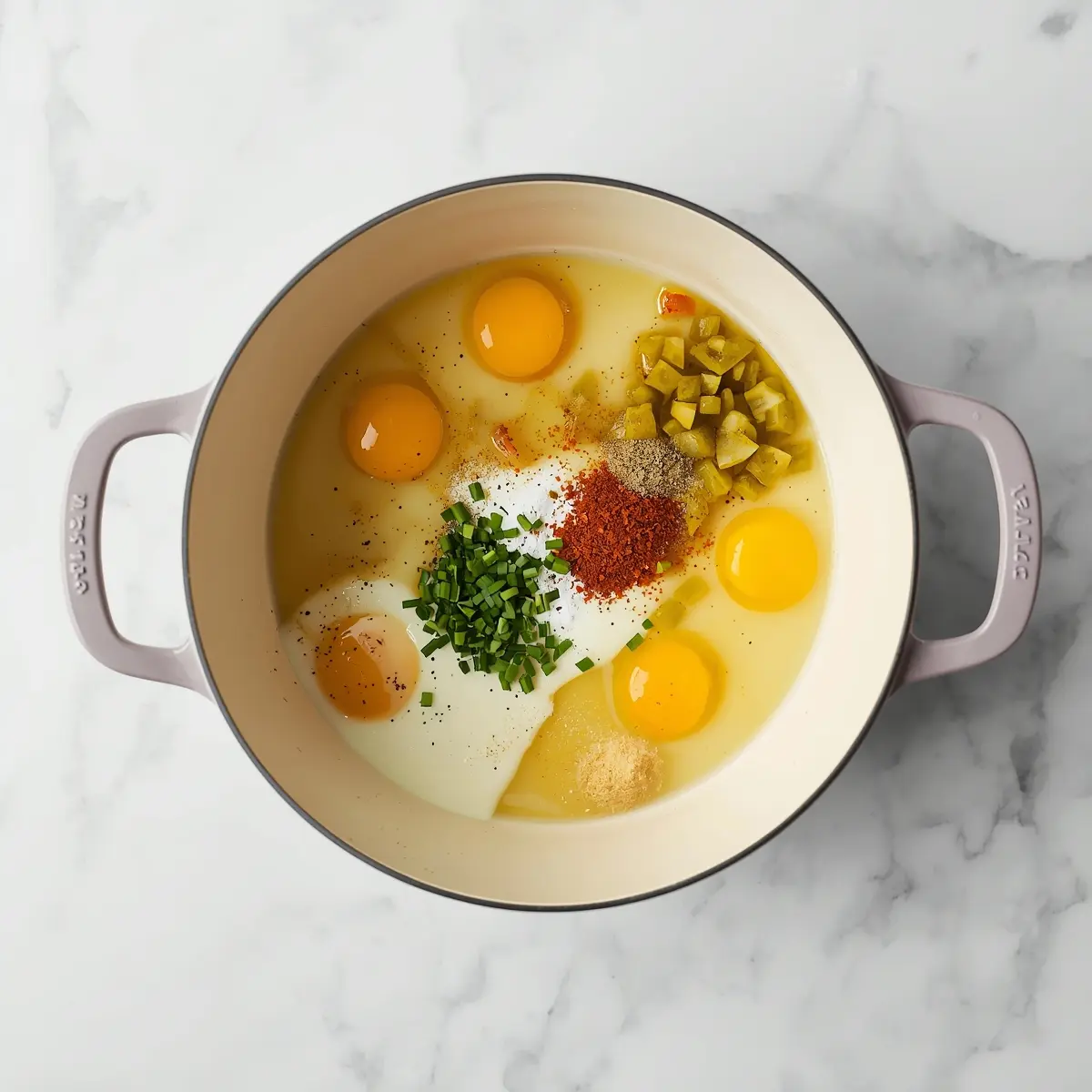 Cooking instructions for patriotic deviled eggs family