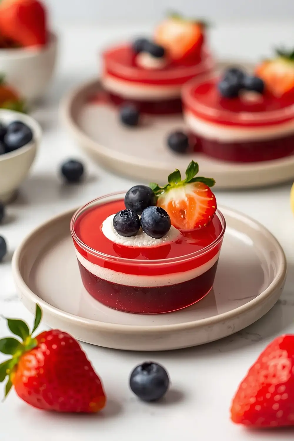 patriotic jello cups family