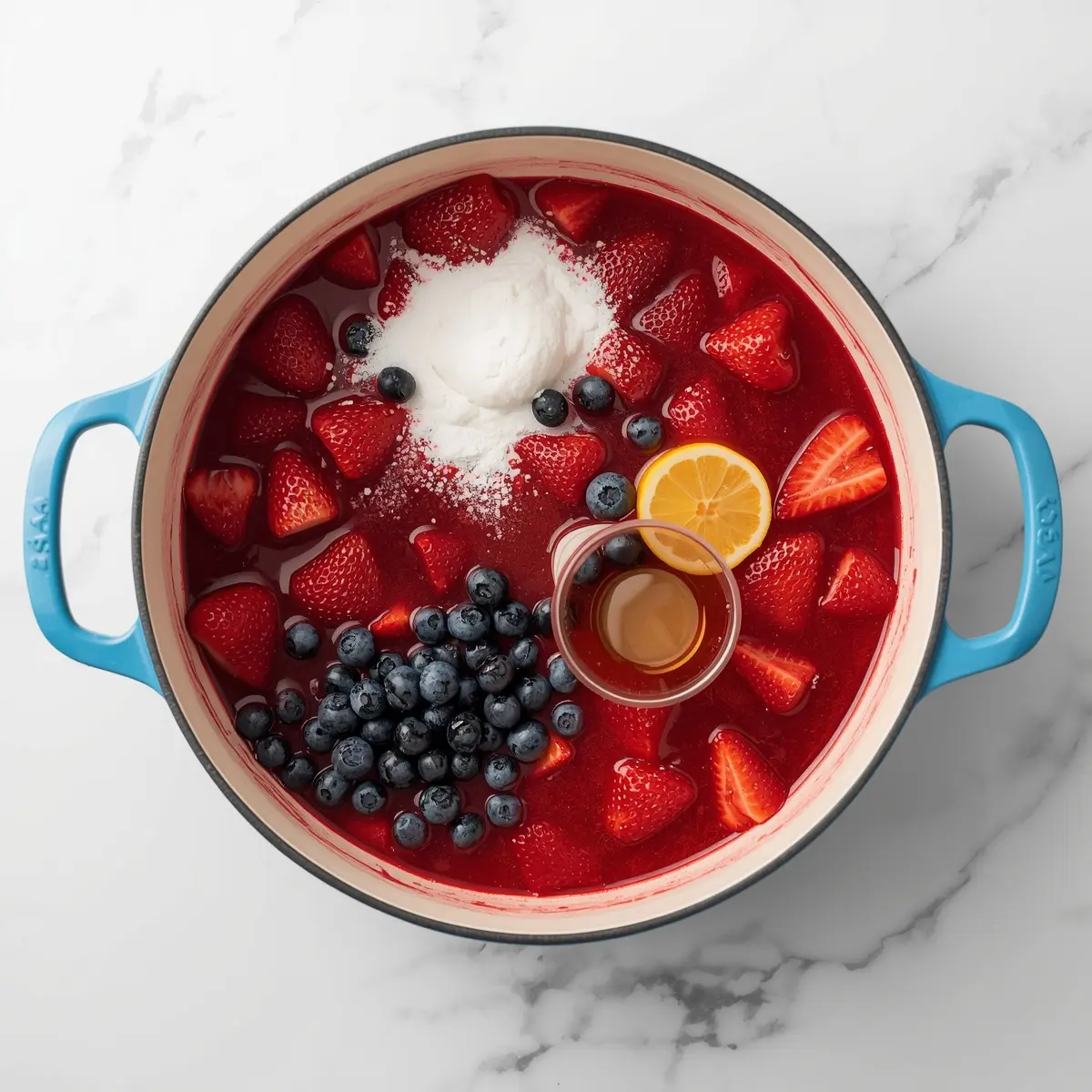 Cooking instructions for patriotic jello cups family