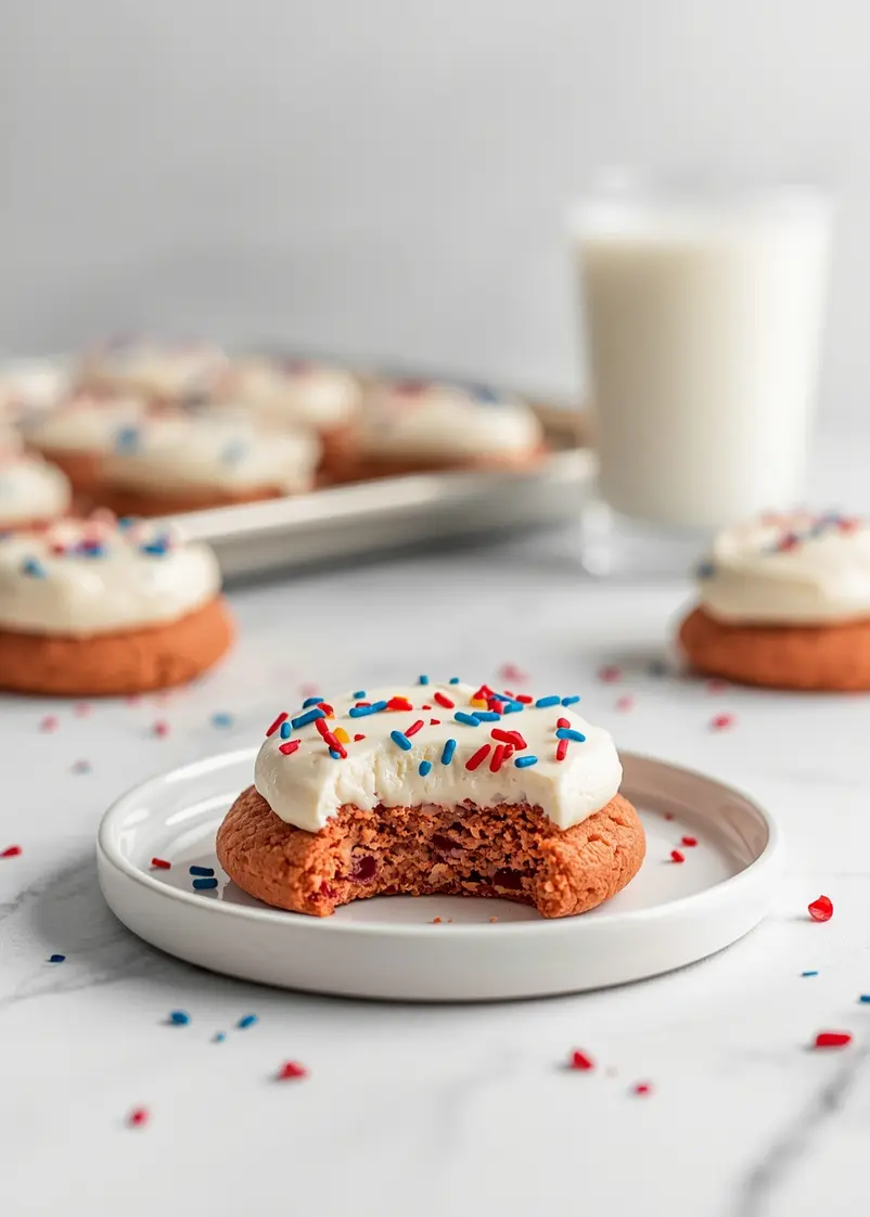 patriotic sugar cookies family ready to serve