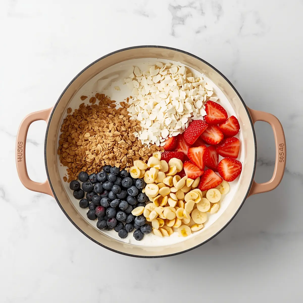 Cooking instructions for patriotic yogurt parfaits family