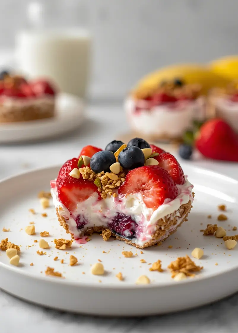 patriotic yogurt parfaits family ready to serve