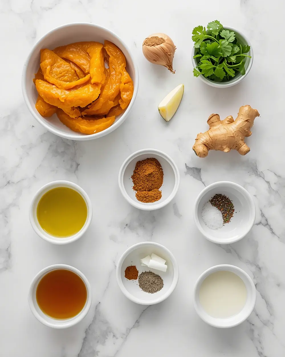Ingredients for pumpkin soup easy family fall