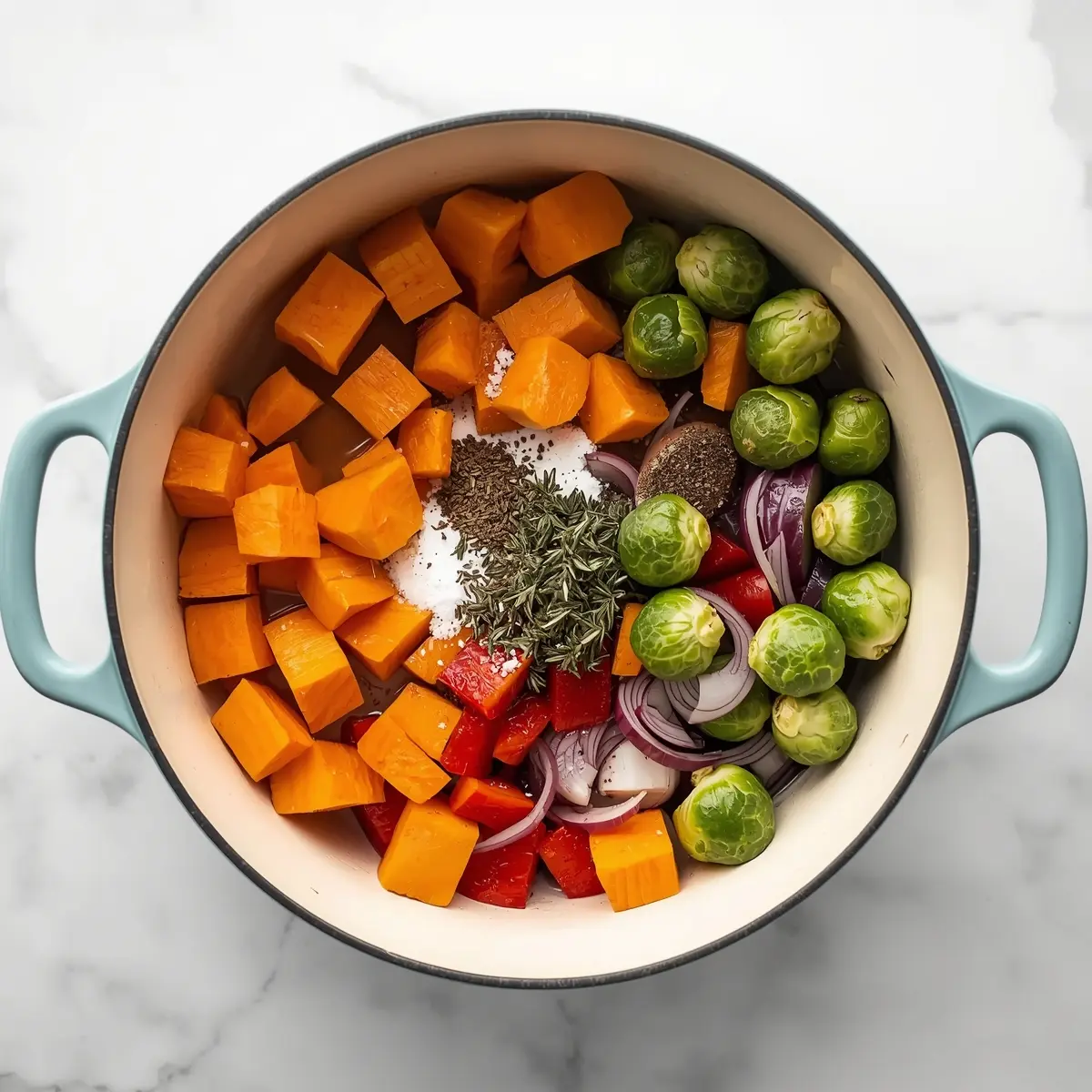 Cooking instructions for roasted fall vegetables Thanksgiving