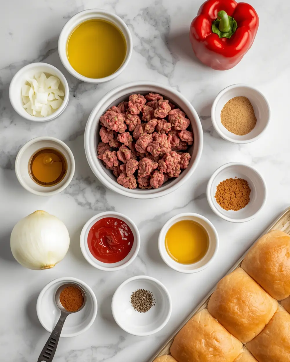 Ingredients for sloppy joe recipe