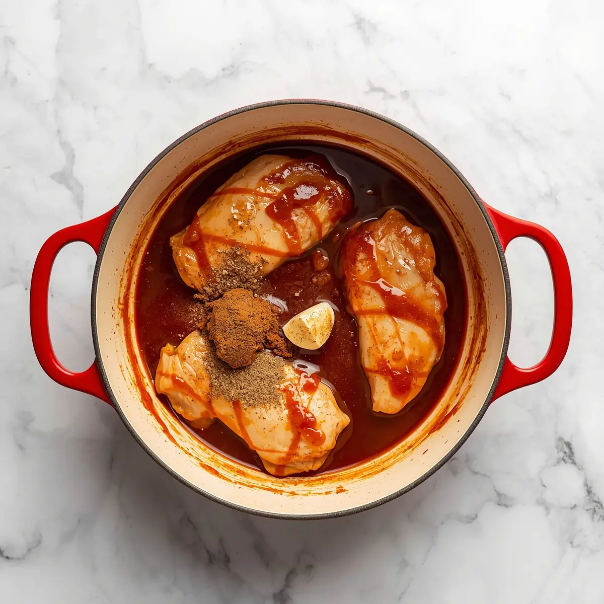 Cooking instructions for sticky BBQ chicken thighs family