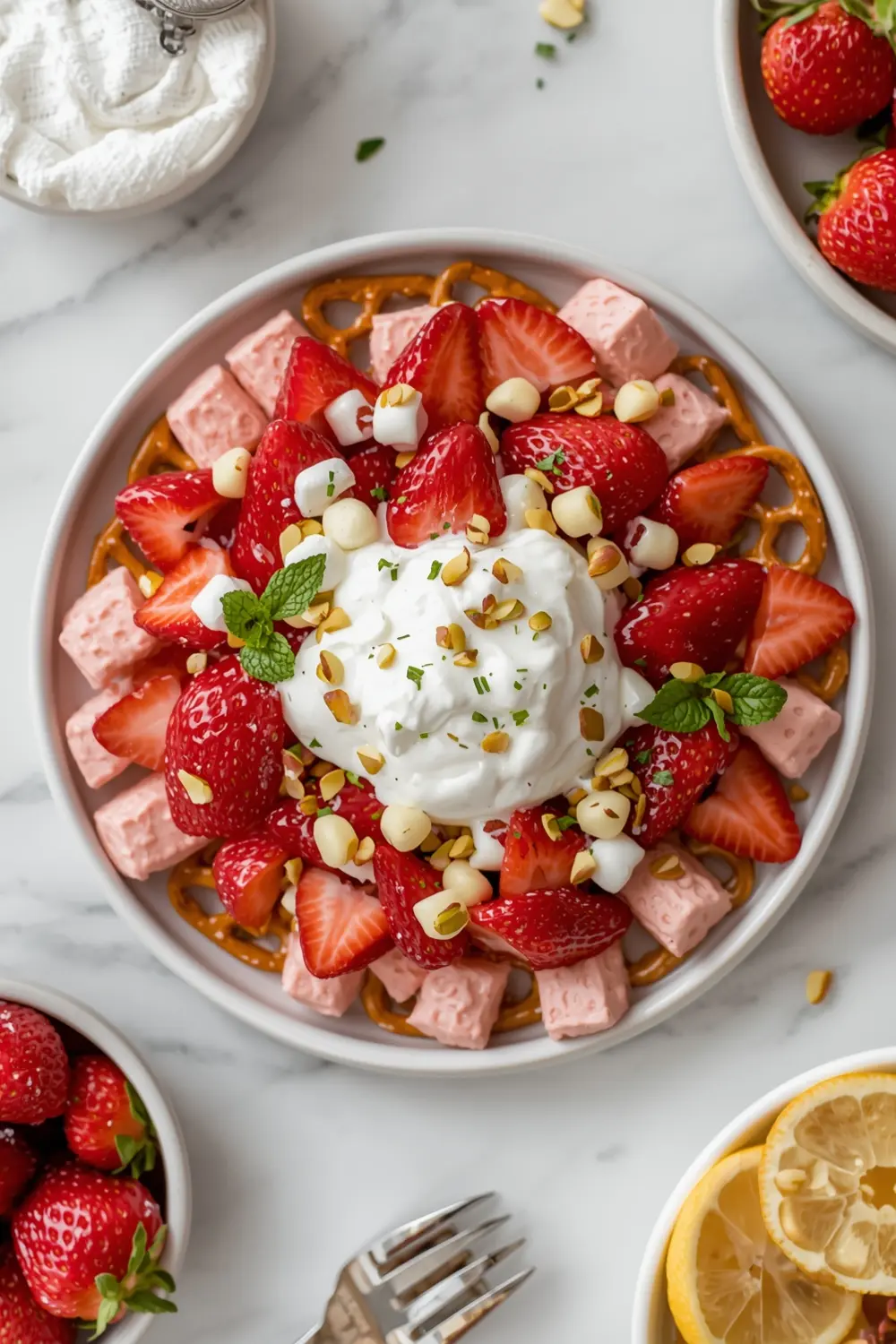 strawberry pretzel salad family