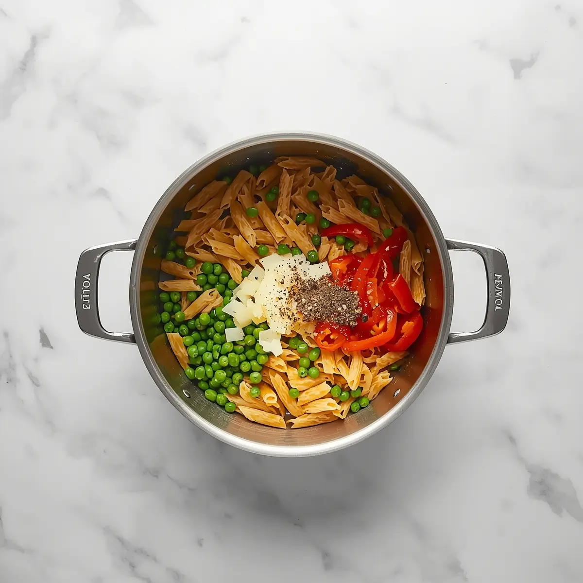 Cooking instructions for summer pasta primavera family