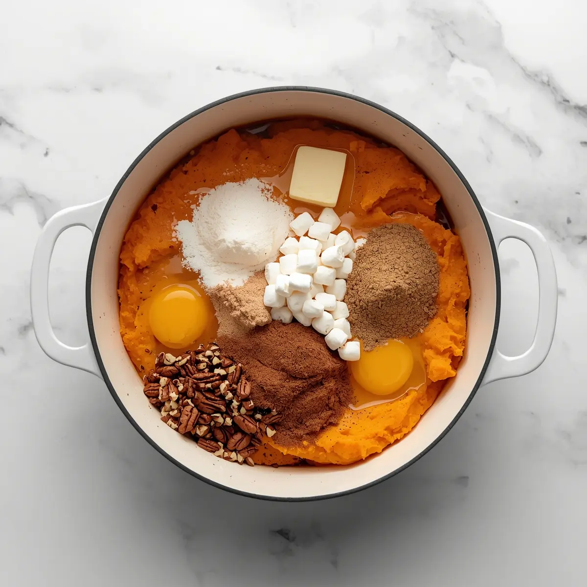 Cooking instructions for sweet potato casserole Thanksgiving