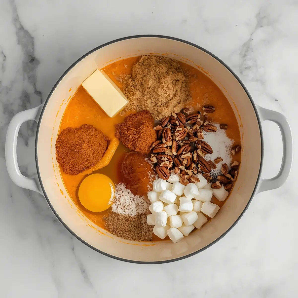 Cooking instructions for sweet potato casserole Thanksgiving
