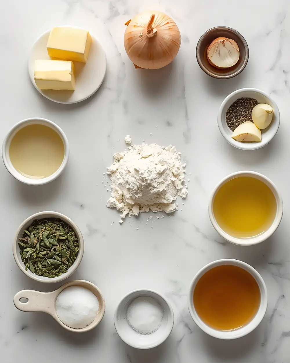 Ingredients for turkey gravy easy homemade