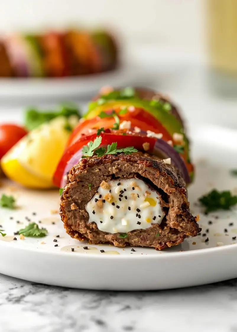 4th of july beef kabobs family ready to serve