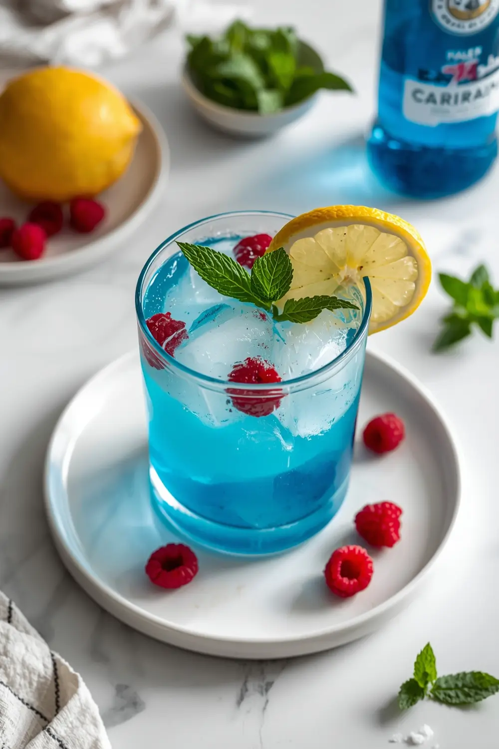 4th of july blue raspberry lemonade family