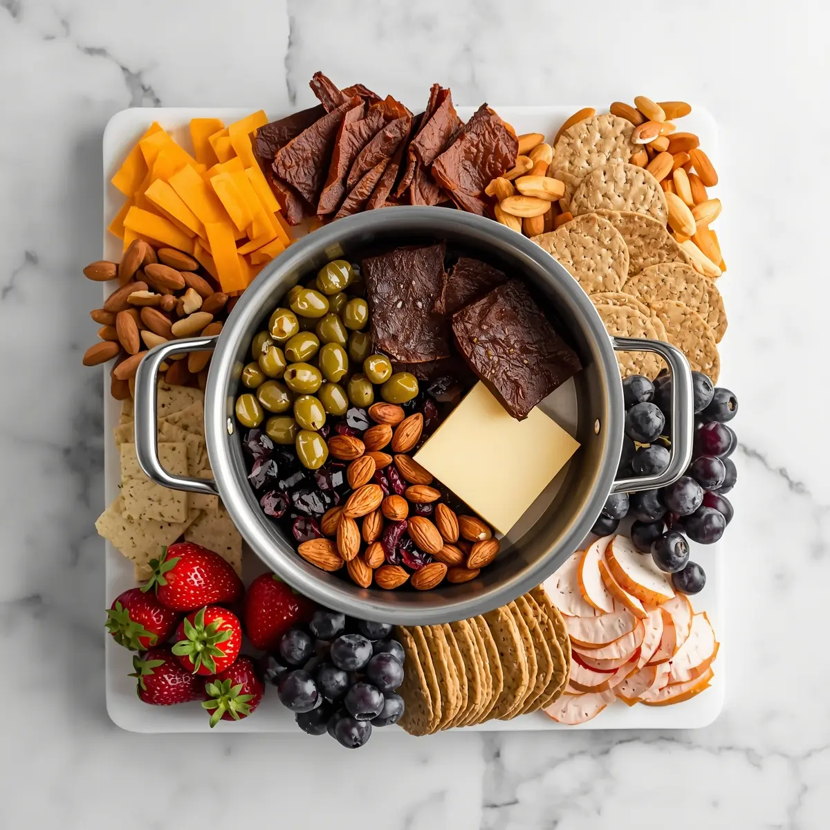 Cooking instructions for 4th of july charcuterie board family