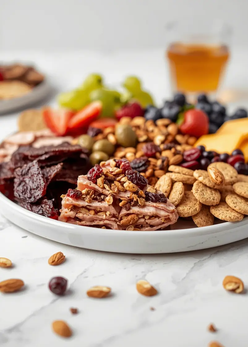 4th of july charcuterie board family ready to serve