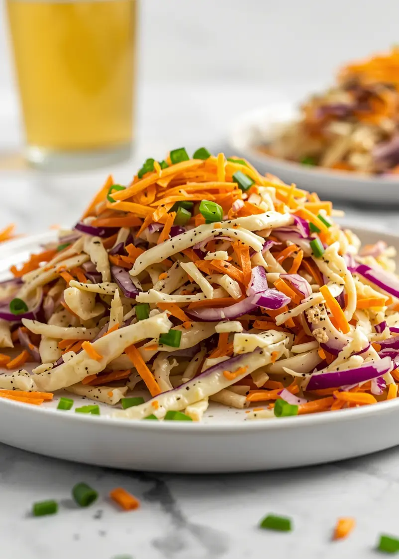 4th of july coleslaw family ready to serve