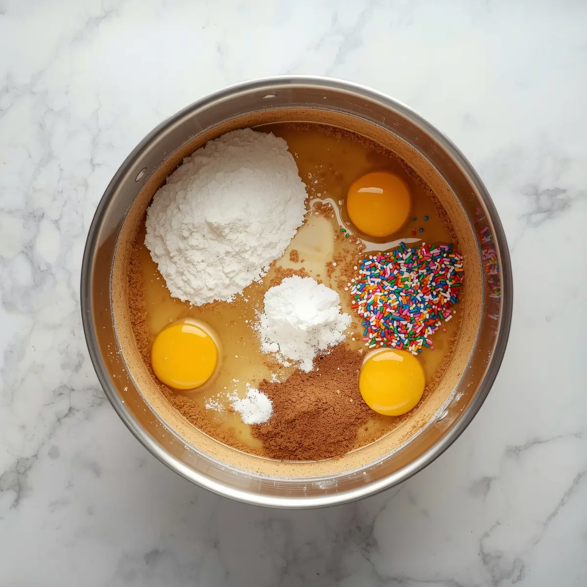 Cooking instructions for 4th of july confetti blondies family recipe