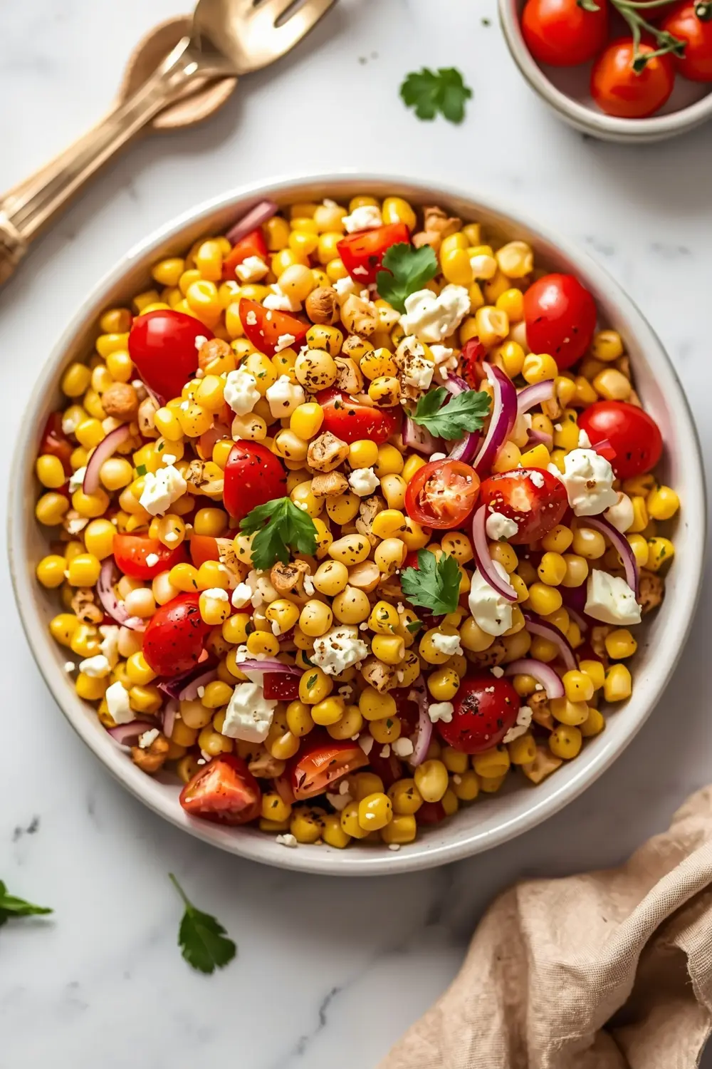 4th of july corn salad family
