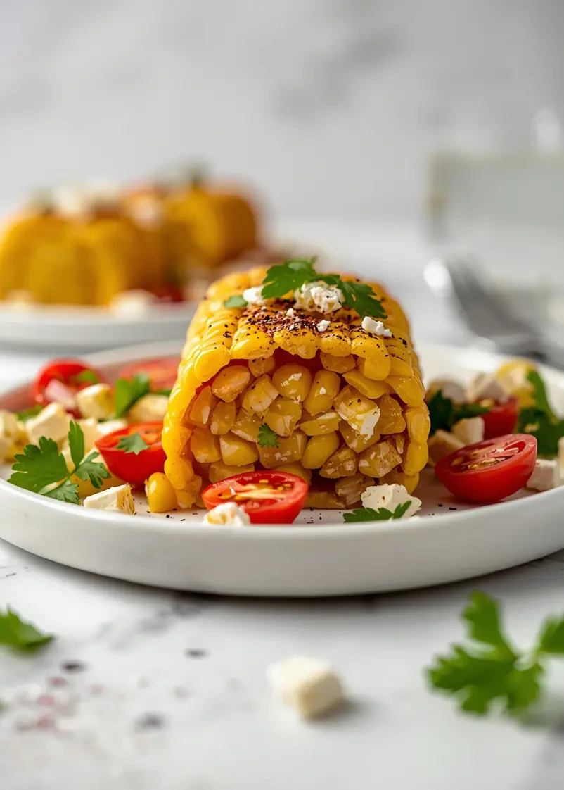 4th of july corn salad family ready to serve